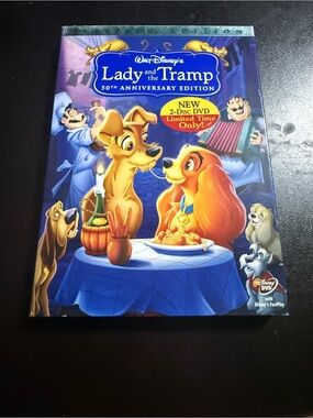 Walt Disney's Lady and the Tramp 50th Anniversary DVD platinum edition set bx5